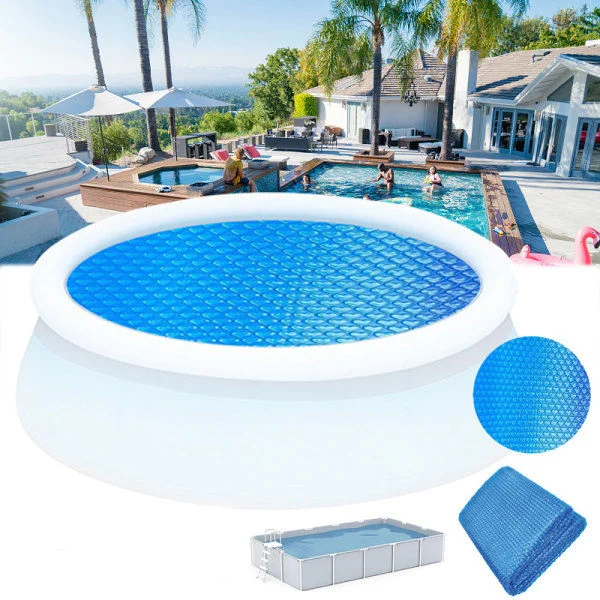 Udendørs Pool Isolering Bobleplast Jane - Diameter 2,4m, Blå, 1 stk