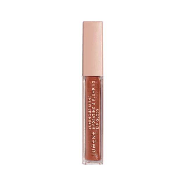 Lumene Luminous Shine Hydrating & Plumping Lip Gloss Läppglans Dam Guld 5