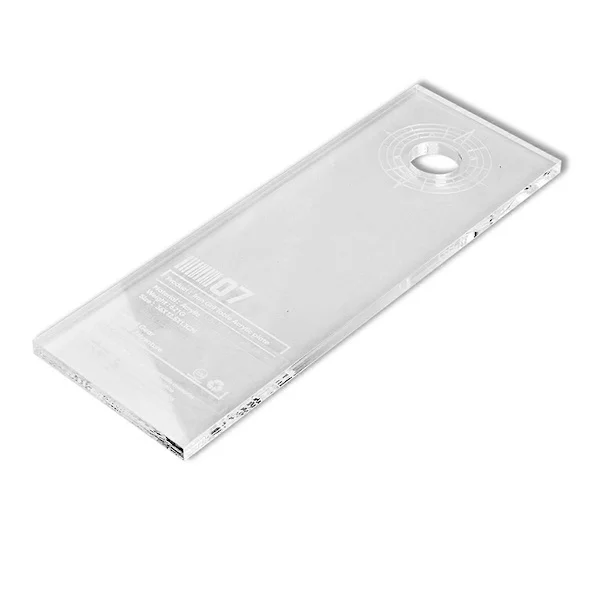 0,5 Enhet Klar Akryl Bordplate for Lett Campingbordplate Utendørs Bordplate for Camping Ta