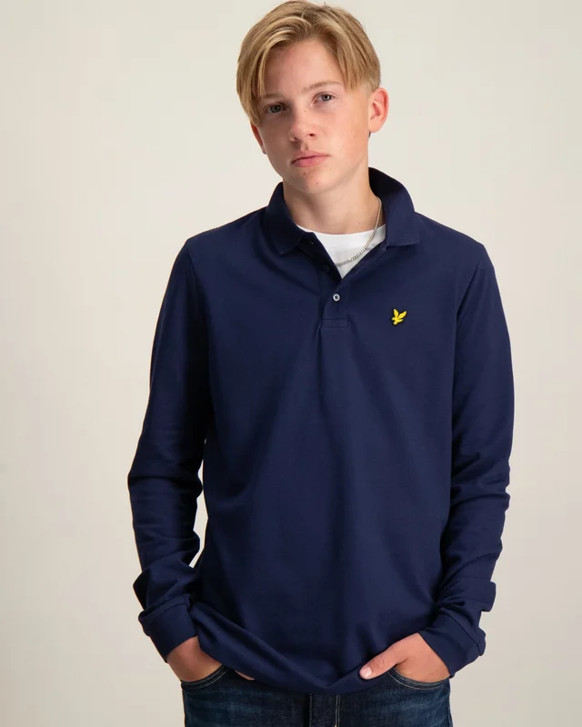 Lyle & Scott LS Plain Polo Shirt Blau Polo/Rugbyshirts Jungen - Kids Brand Store