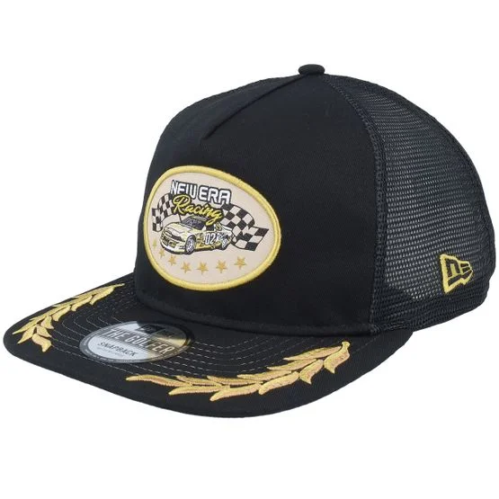 New Era - Negro trucker Gorra - Ne Motorsport Golfer Black Trucker @ Hatstore