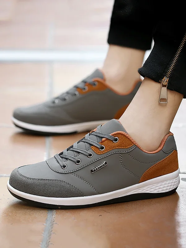 AliExpress - Cuir hommes chaussures Sneaker tendance sport course respirant hommes baskets chaussures antidérapantes chaussure pour homme marche 