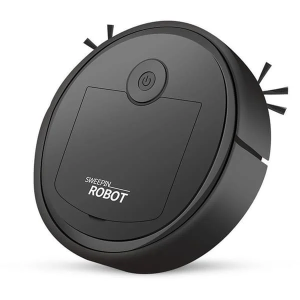 Silent Intelligent Robot Vacuum Cleaner Dustproof Floor Sweeper Carpet Cleaner, Black