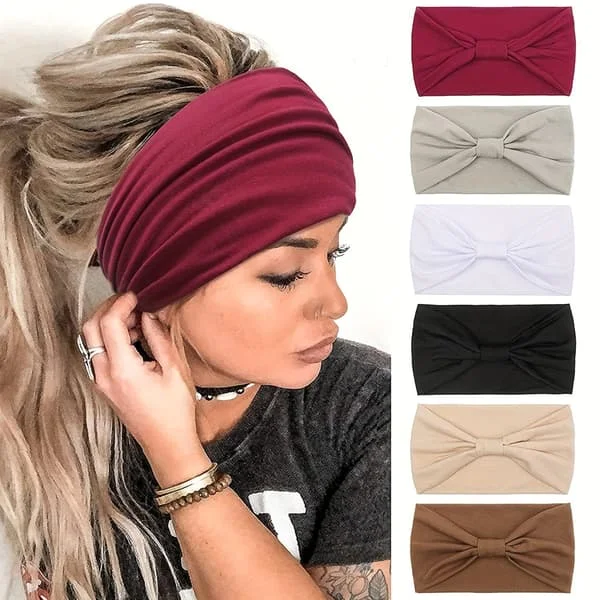 Europa och USA dam cashew breda pannband unisex knut pannband stor stil pannband håraccessoarer