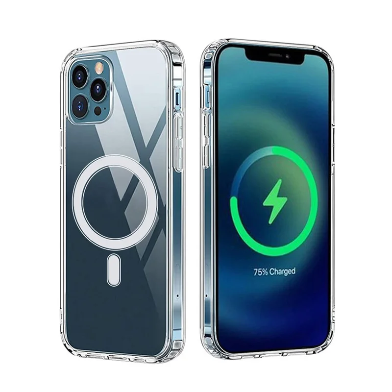 MagSafe-deksel for iPhone 17 Pro Max – gjennomsiktig