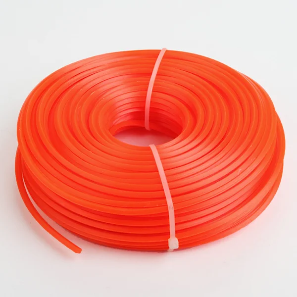 Trimmertråd 2,4 mm x 100 m Universal Trimmertråd Rund Nylon Gress Trimmertråd for Park Hage Åker Plen
