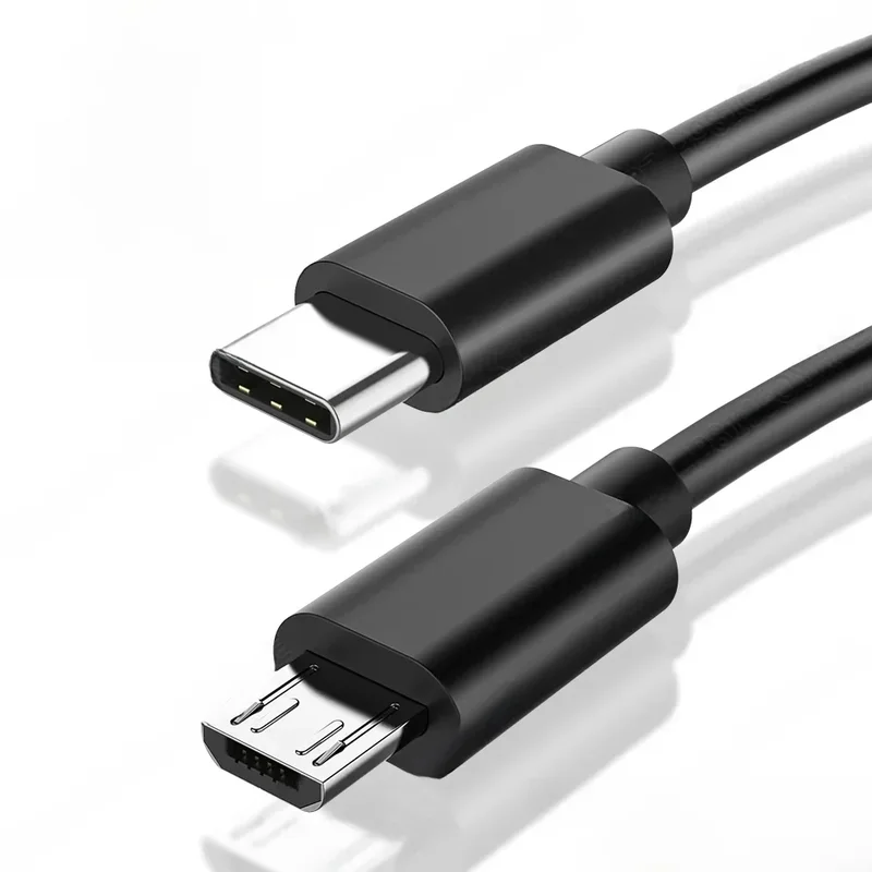AliExpress - Câble Micro USB de Type C vers Micro, adaptateur USB rapide de Type C pour Samsung Huawei Xiaomi OnePlus MacBook Pro OTG, câble Micro USB