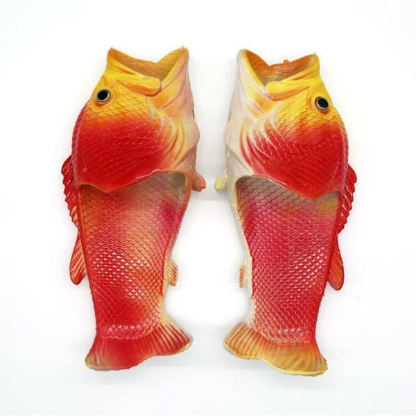 Fish Flops De Originala Fiskskor Roliga Unisex Sandaler 35