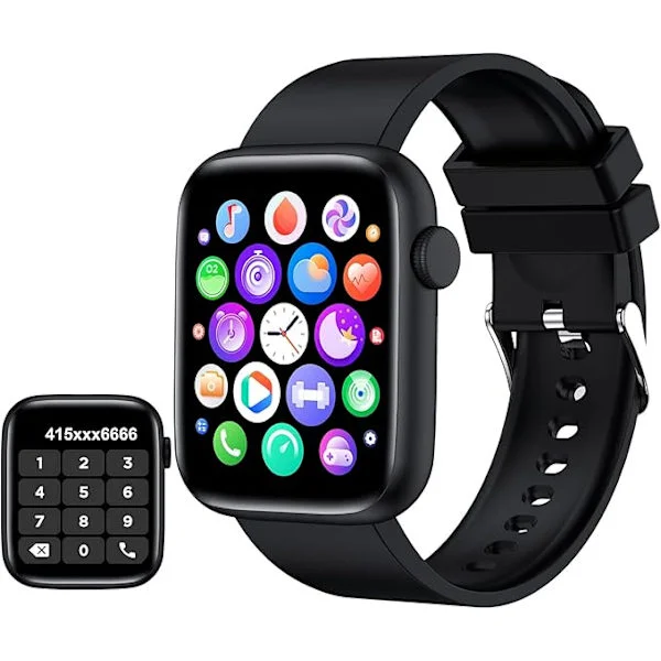 Smartwatch, 1,9" fuld touchskærm smartwatch til Android