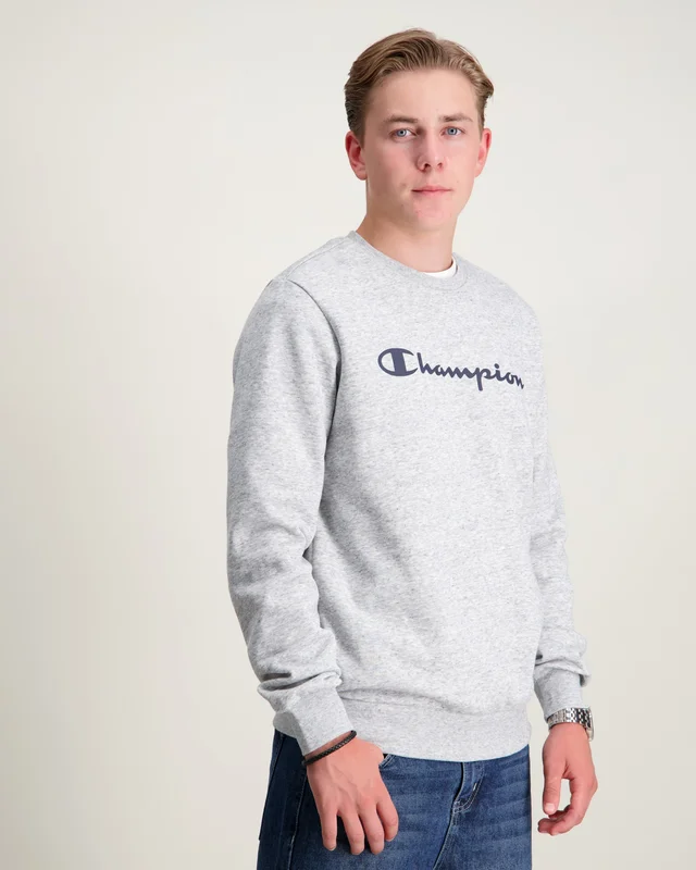 Champion Crewneck Sweatshirt Grau Pullover Jungen - Kids Brand Store