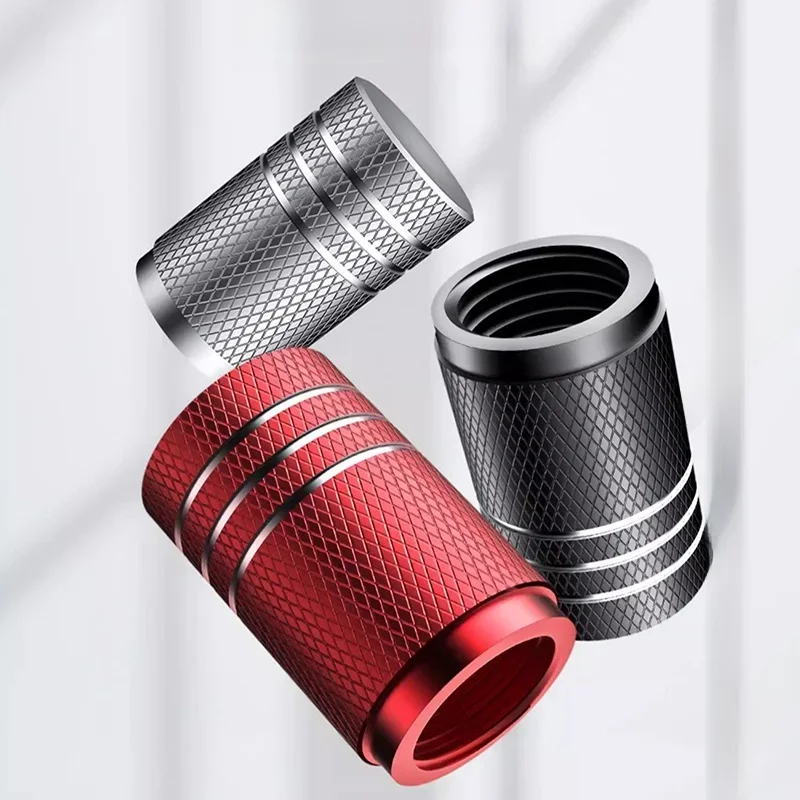 AliExpress - 4 Stück Autoreifen ventils chaft Kappe Rändelart Reifen ventil kappe Aluminium Reifen rad schaft Luft ventil kappe Auto Universal zubehör
