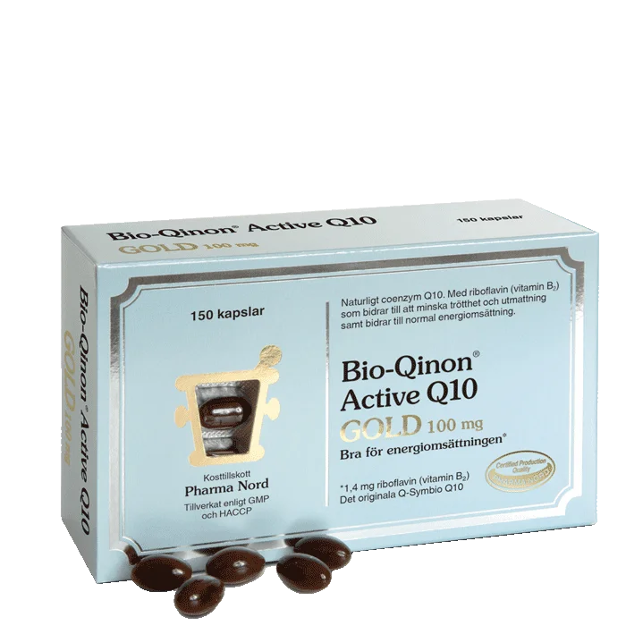 Pharma Nord Bio-Qinon Active Q10 Gold 100 mg 150 kapslar