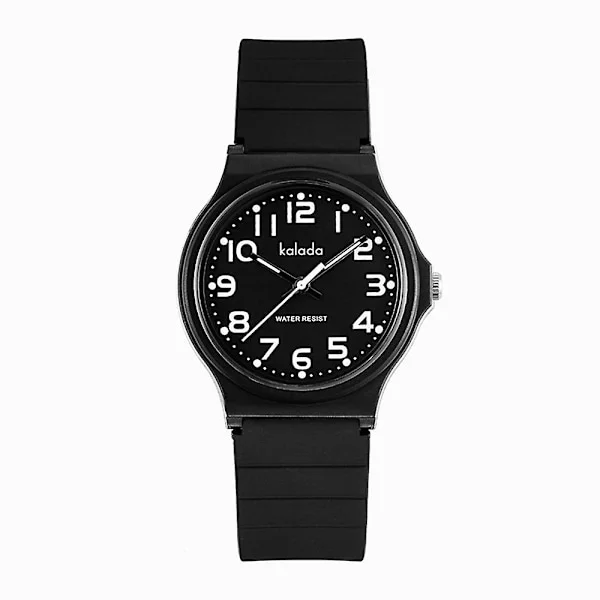 Barnklocka Pojkar Flickor Armbandsur Pojkar Analog Armbandsur Barn Analog Kvartsur Med Armbandsur Gummi Vattentät Utomhus Sportklockor