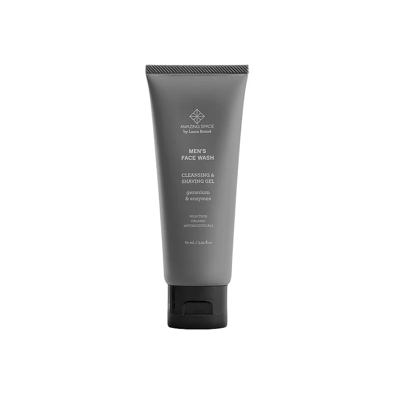 AMAZING SPACE Men’s Face Wash – Cleansing & Shaving Gel 80 ml, Hudpleje, Masker, Pimple Patches