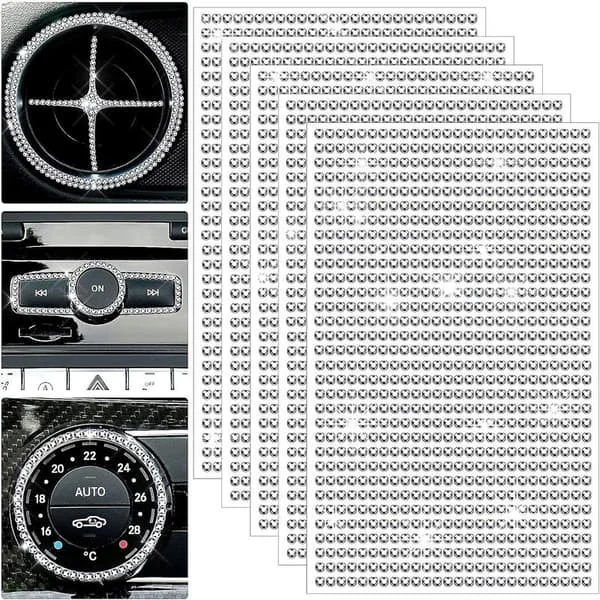 10 Pieces 8500 Bling Car Stickers DIY Car Decorative S