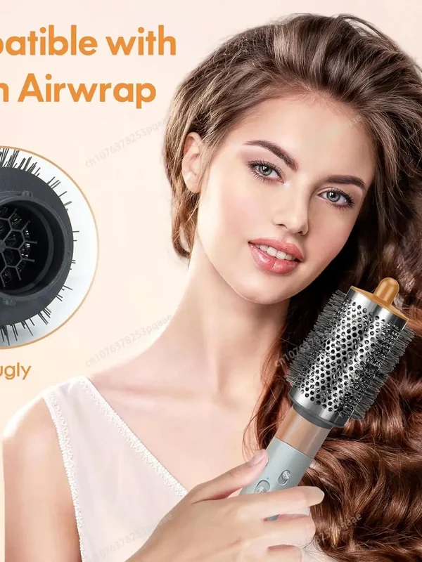 AliExpress - 20/38/55 mm runde Volumenbürste für Dyson Airwrap HS01/HS05 Aufsatz Zylinderkamm Fluffy Nozzle Curling Pinsel Ersatz