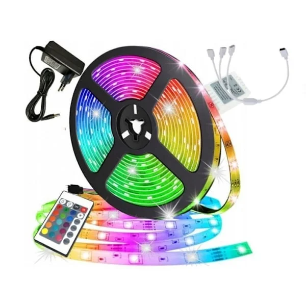 15m LED-Strip Lys med RGB Lyssløjfe LED strip - Perfekt