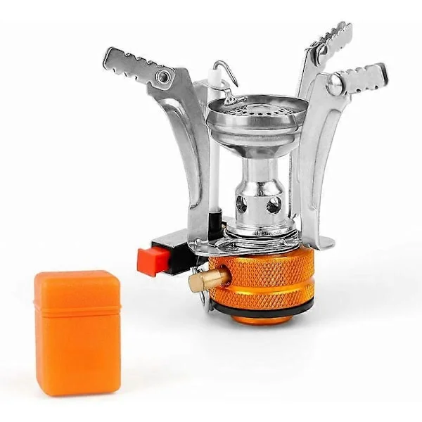 Camping Ugn Adapter, Portabel Gasadapter, Inbyggd Mini Brännare, Liten Propan Cylinder Ventil Patron Adapter, Camping Ugn, Utomhus Grill (S