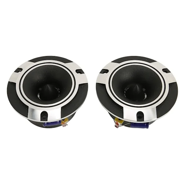 2st 150W Koaxial Bilhögtalare Hög Känslighet Stereo Surround Silver Svart Bilhögtalare för Bil Ljudsystem