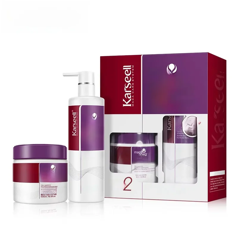 AliExpress - Karseell Purple Hair Mask Purple Shampoo Professional Neutralisiert Messinggelbe Töne für blondes, silbergraues, hervorgehobenes Haar