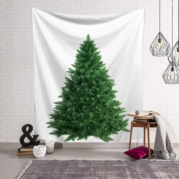 Juletre Tapet Juletre Tapet Stue Soverom Dekorasjoner Hjem Stue Vindusdekorasjon 150cmx130cm