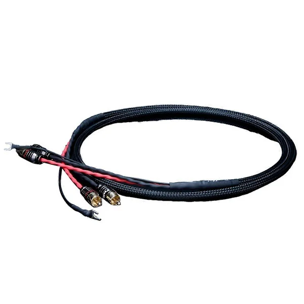 Hifi Phono Kabel med Jordledning Vinyl Pladespiller Kabel OFC til Jordspade Stik til CD Forstærker