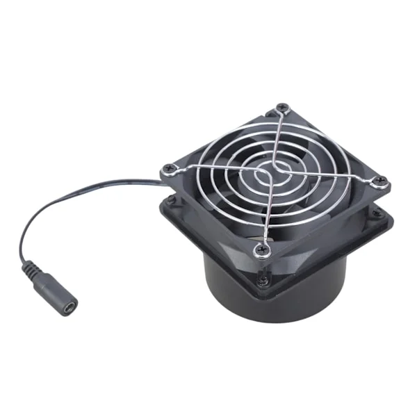 12V Ventilationsfläkt 80mm Inline Fläkt För Luftkvalitetskontroll 3D-skrivarrum