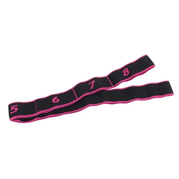 Treningsstrikk med motstand, Yoga-slynge, Treningstilbehør (Rose Red)