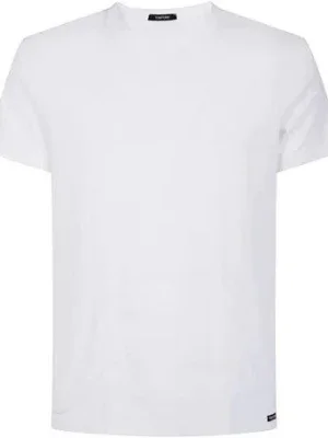 Vit T-shirt från Tom Ford i bomull