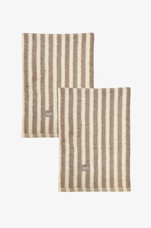 Redlunds - Brighton frotté 50x70 2-pak - Beige - Håndklæder - 50X70 - Fra Homeroom
