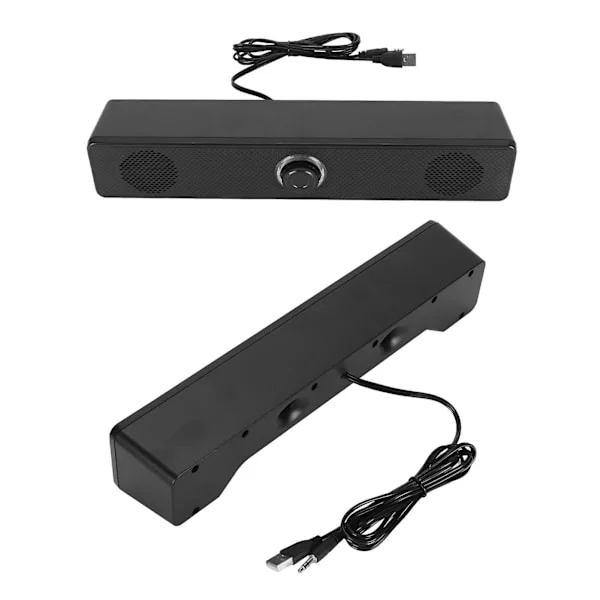 Datorhögtalare Bluetooth Skrivbordsljudfält HiFi Stereo Ljud Volymjusterbar Mini Bar Högtalare Extern Högtalare för PC Laptop