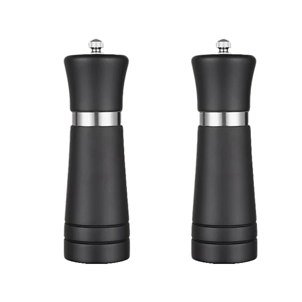 Refillable Salt and Pepper Grinders with Ceramic Mechanism, Solid and Durable Salt Mills Suitable-FY-