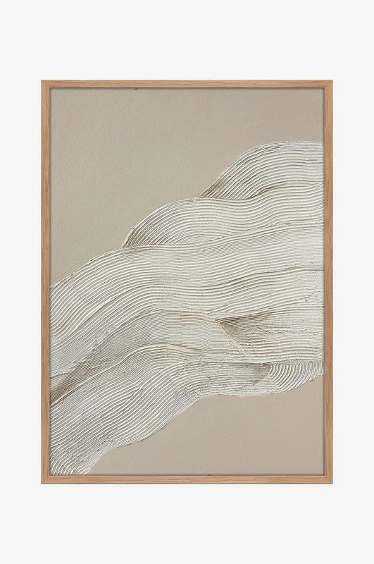 Malerifabrikken - Art Shape 2 / 50x70 Cm / Eik ramme - Beige - Bilder & skilt - Fra Homeroom