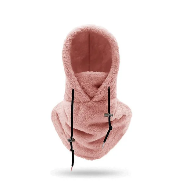 Vinter Termisk Cykel Skimask, Arctic Fleece Huva, Vindtät Köldtålig Helansikts Halsvärmare, Integrerad Fleece Balaclava