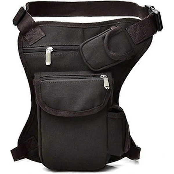Canvas Hiking Waist Bag Tactical Leg Bag Wallet Running Waist Belt Hip Bag Outdoor Motorcycle Bicycle Bag