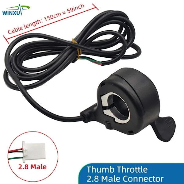 Elcykel Tumgasreglage Hastighetsregulator Elcykel Scooter Hastighetsregulator Tillbehör