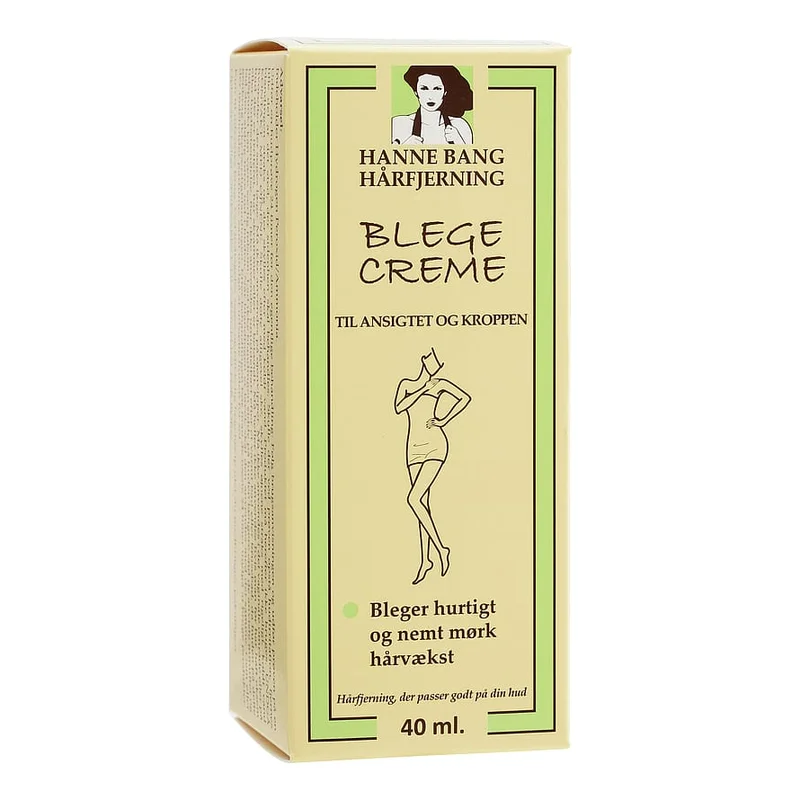Hanne Bang Blegecreme 2x20 ml, Hudpleje, Hårfjerning, Hårfjerningscreme