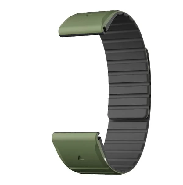 Garmin Fenix -ranneke, magneettinen silikoninen Garmin-kellohihna, yhteensopiva Fenix 8/7/6/5 -mallien kanssa Black 26 mm