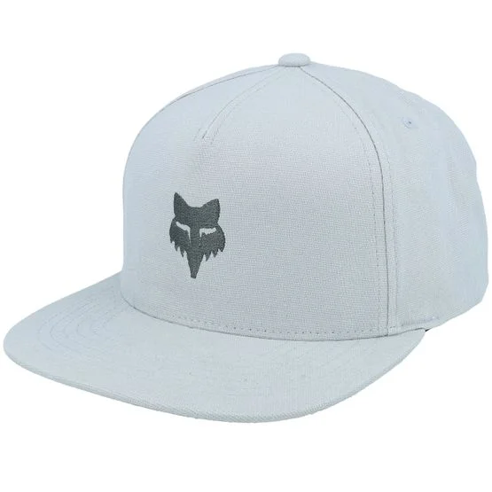Fox - Grey snapback Czapka Z Daszkiem - Fox Head Hat Steel Grey Snapback @ Hatstore
