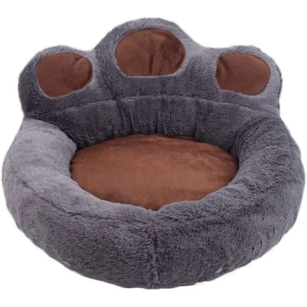 Blød Dyreseng Sofa til Katte og Små til Mellemstore Hunde Bjørnepote Varm Plys Hund Kat Hule Seng Sofa Stor Hyggeseng Måtte