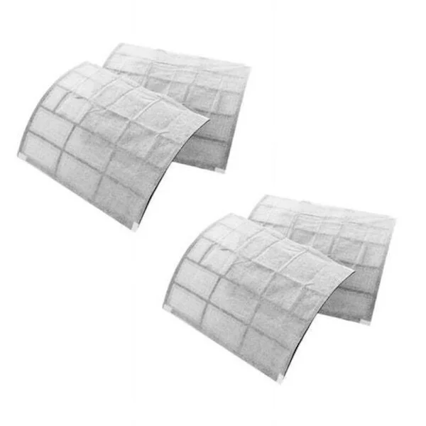 Förpackning med 6 självhäftande renande bomullsfilter för luftkonditionering, 40 x 35 cm