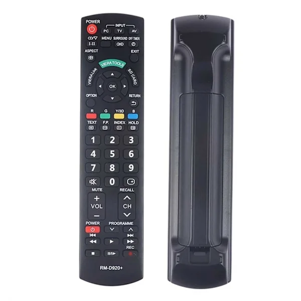 Fjärrkontroll Panasonic TV RM-D920+ - Universell Ersättningsfjärrkontroll Svart