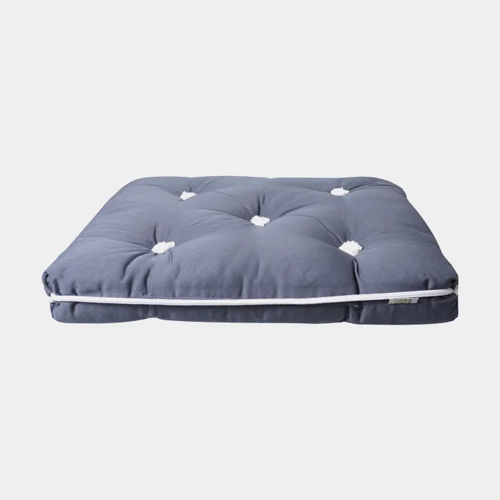 Cuscino per barca con kapok 1852-Marine, 45 x 37 x 8 cm, grigio, singolo