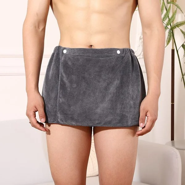 Microfiber Pyjamas Herr Nattkläder Korta handduksbyxor