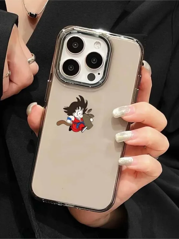 AliExpress - Coque de téléphone transparente D-Dragonr Balls Cute Goku pour Apple iPhone 17 AIR 16E 15 14 13 12 11 Pro Max Plus en silicone Funda Capa