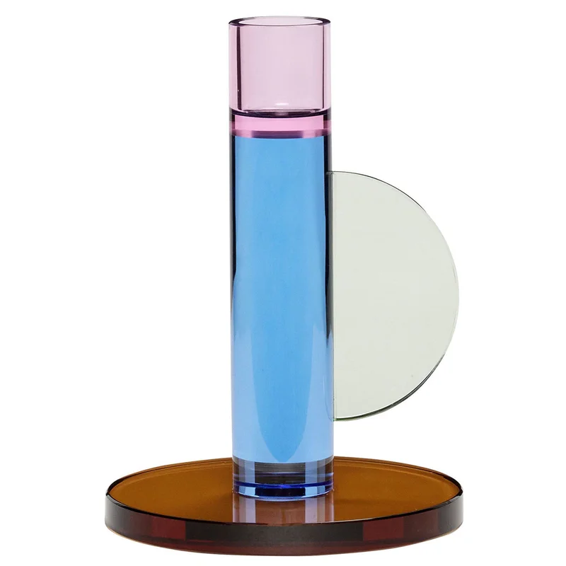Hübsch Astro lysestage 14 cm, blå | KitchenOne