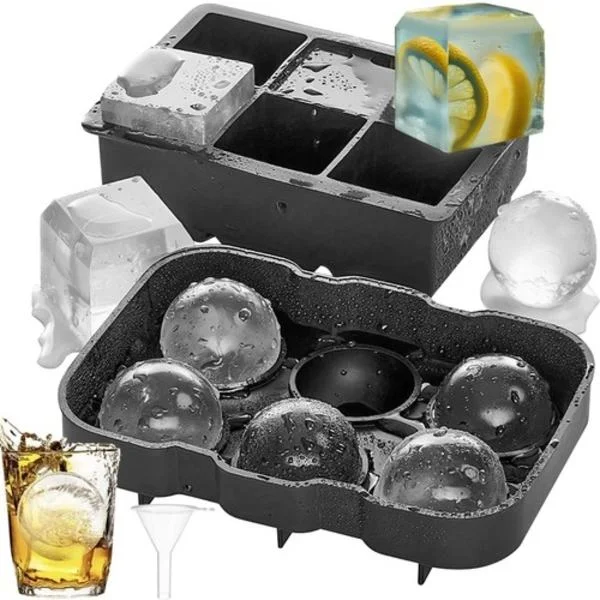 Ice Mold Balls & Cubes / Ice Cube Tray / Ice Tray - 2-in-1