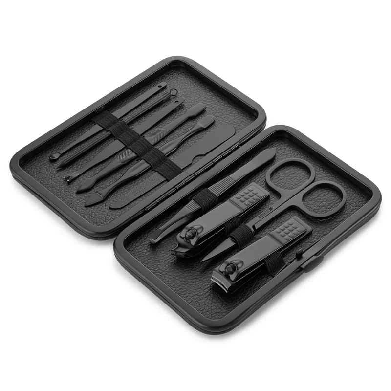 Set de Manicura y Pedicura de Lujo - Negro para hombres - Regalos para él