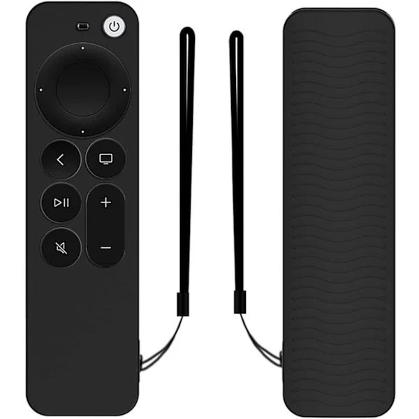 Svart Silikonskydd till fjärrkontroll Apple TV Gen 6 2021