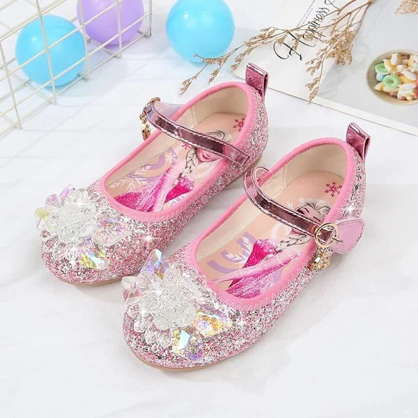 Princess Shoes Elsa Shoes Kids Party Shoes Pink -FX- 16 cm / Size 25